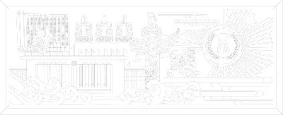 法院浮雕雕塑壁畫(huà)原創(chuàng)手繪設(shè)計(jì)稿