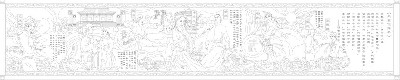 人文歷史浮雕雕塑原創手繪設計稿