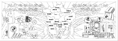 中醫(yī)文化浮雕雕塑原創(chuàng)手繪設計稿